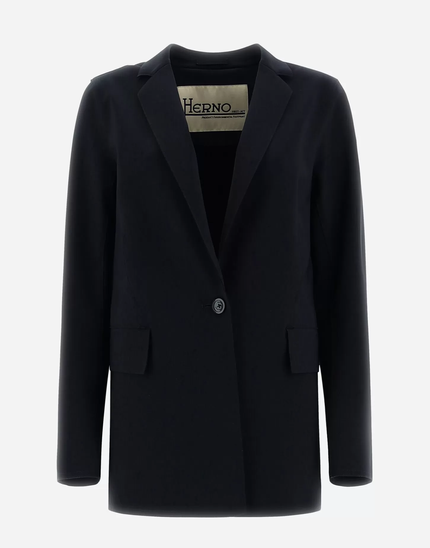 Blazers-Herno Blazer Aus First-Act Schwarz