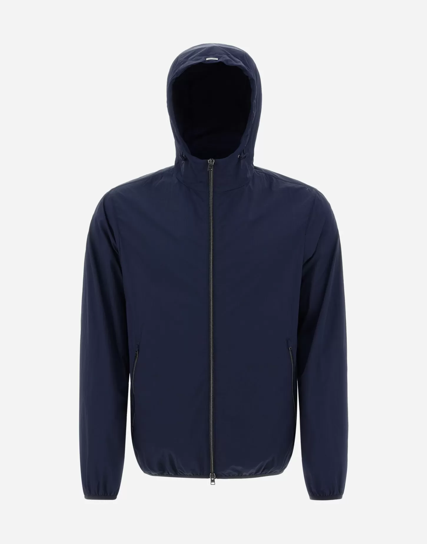 Bomber-Herno Bomberjacket Aus Ultralight Crease Blau