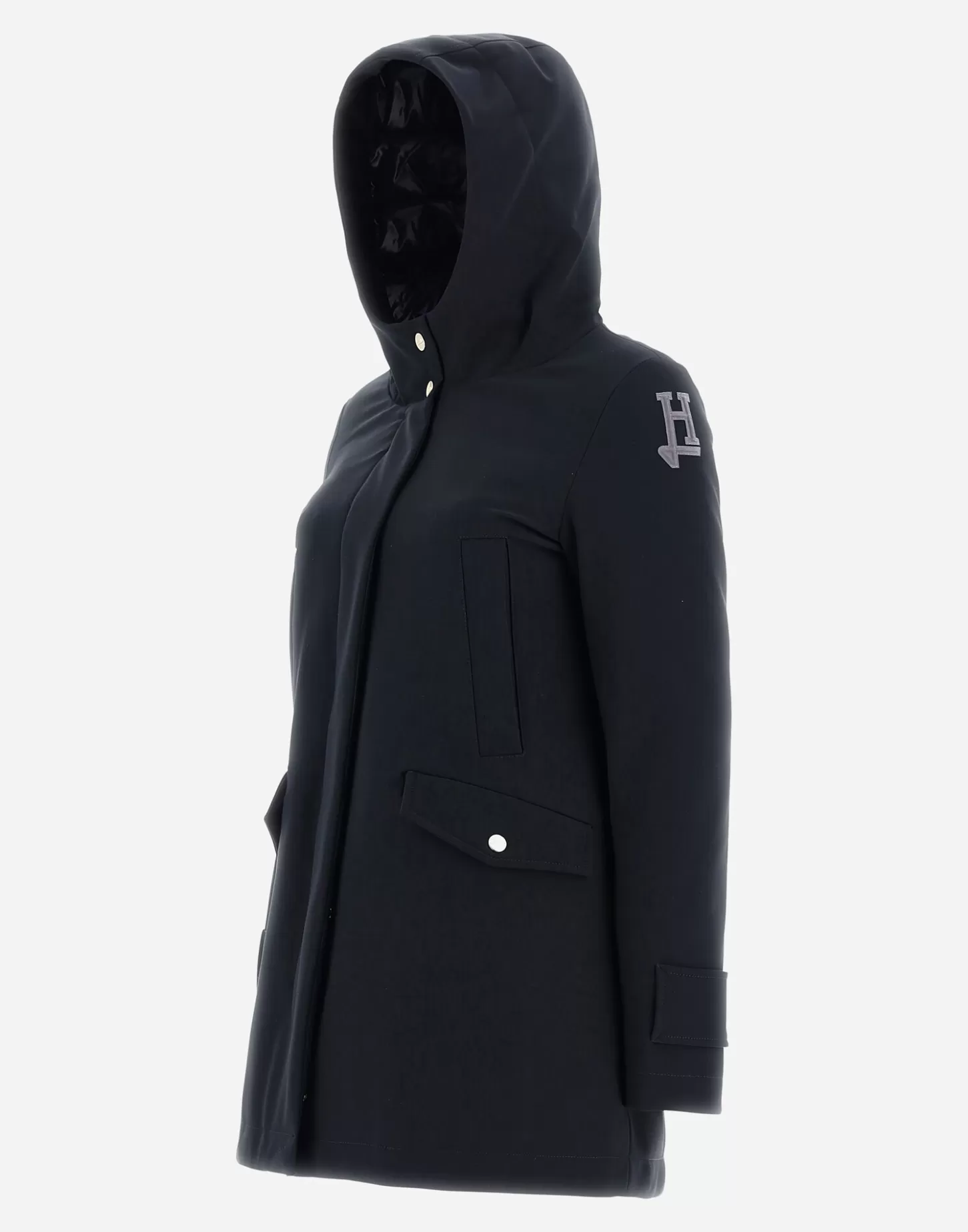 Parka & Jacken-Herno Damenparka Aus Metropolitan Schwarz