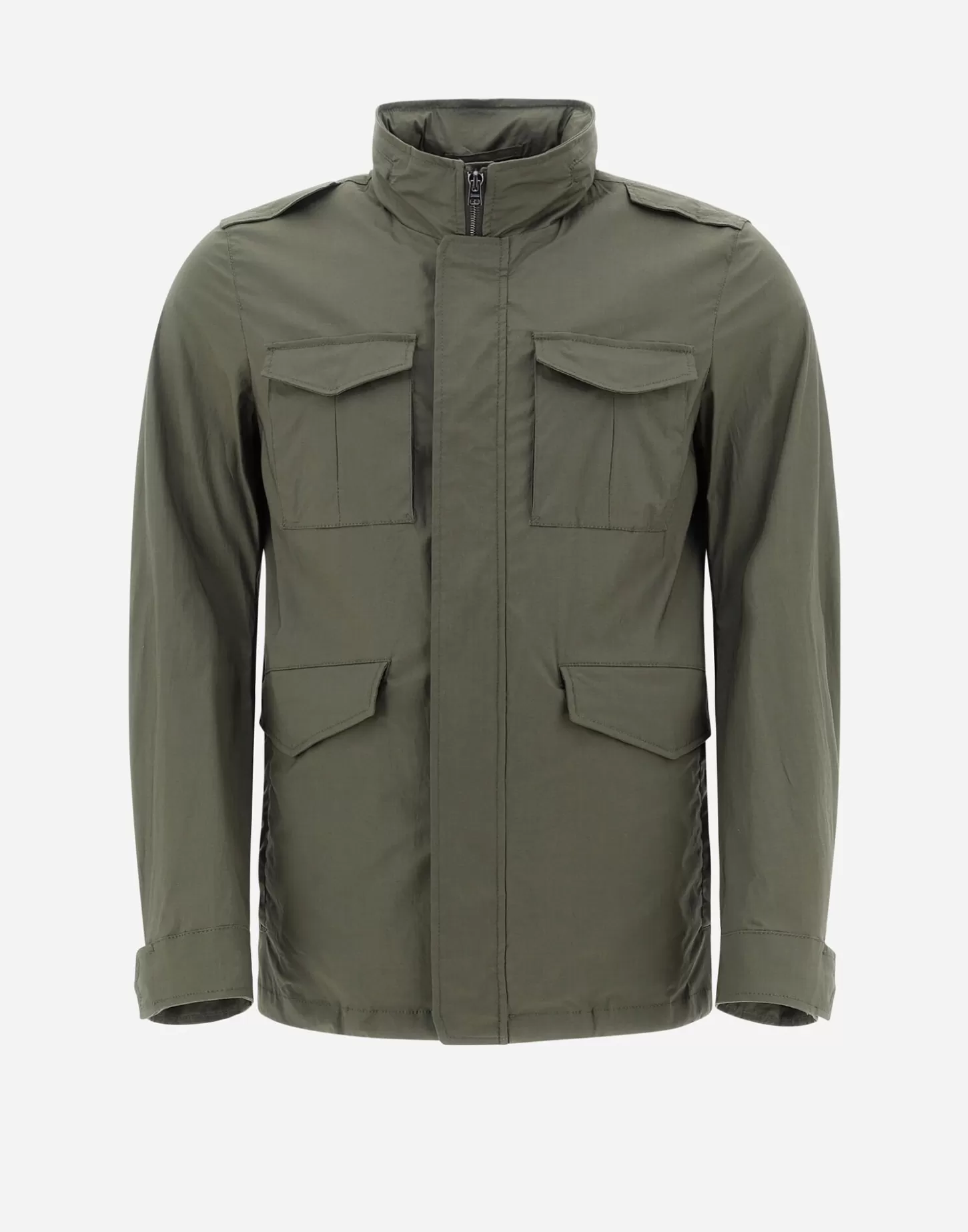 Feldjacke-Herno Feldjacke Aus Light Cotton Stretch Military