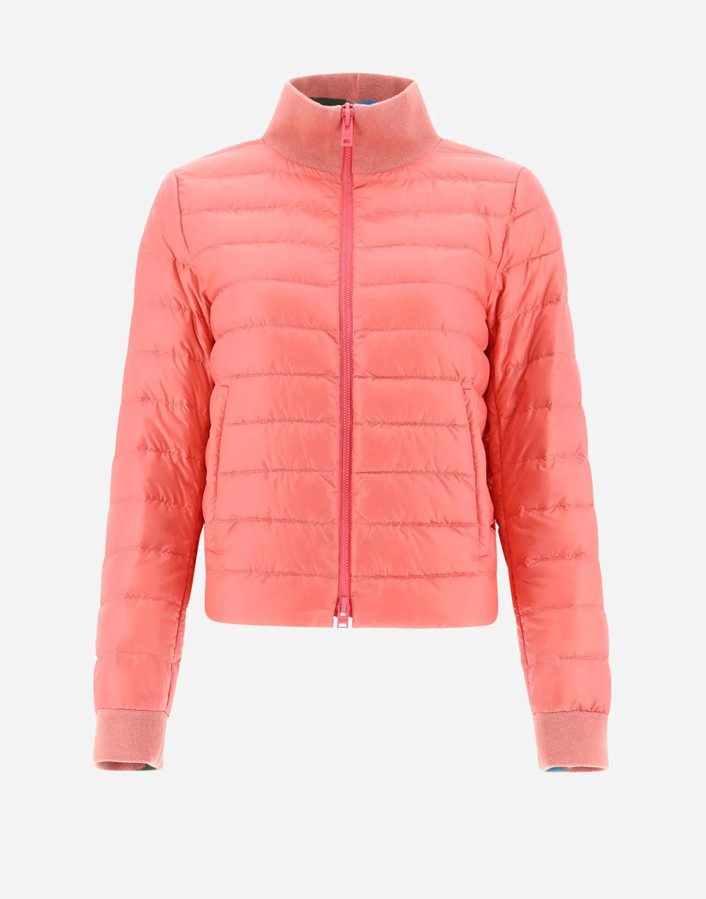 Kurze Daunenjacken-Herno Globe Bomberjacke Aus Fast5Degradable Pink