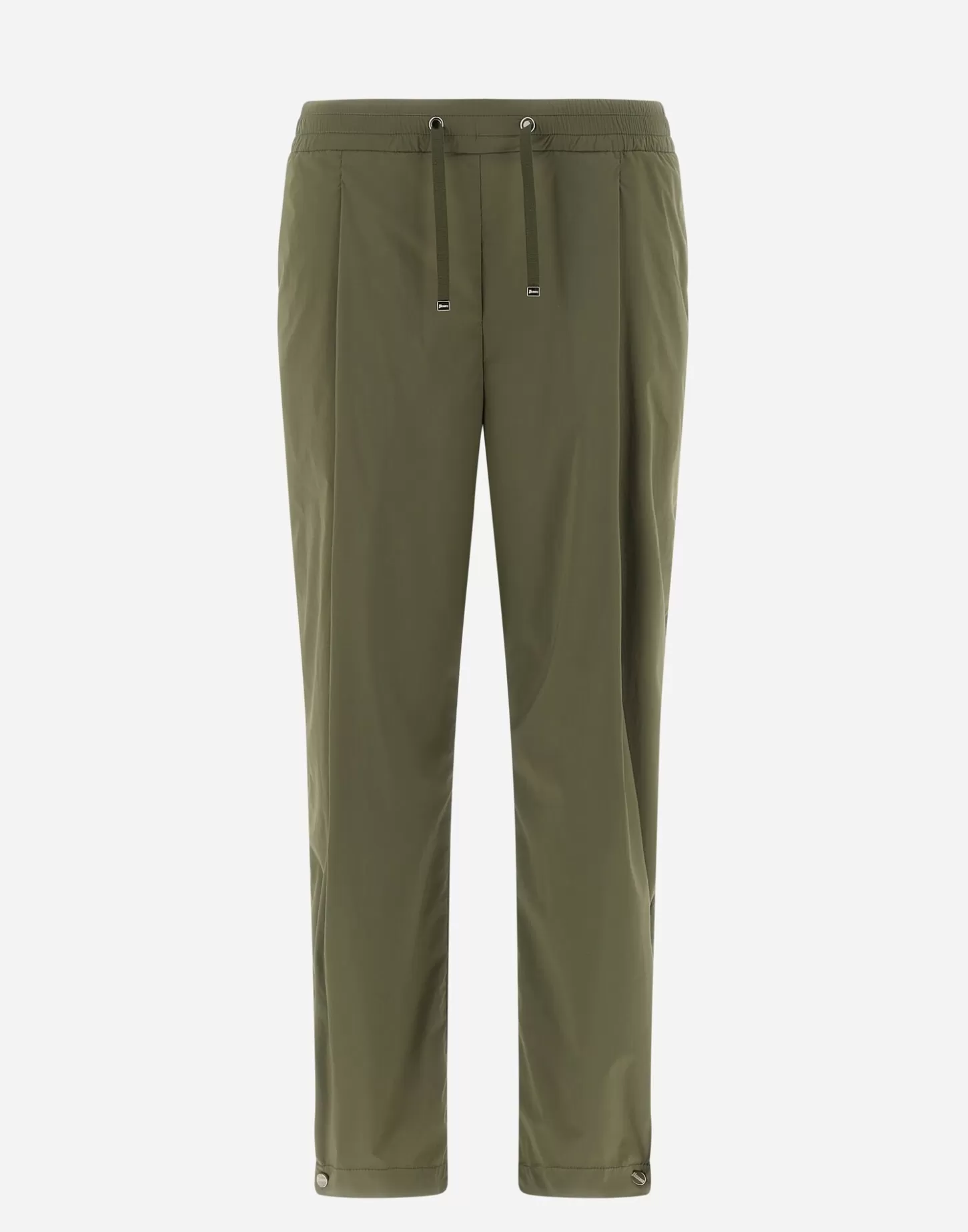 Hose-Herno Hose Aus Light Nylon Stretch Military