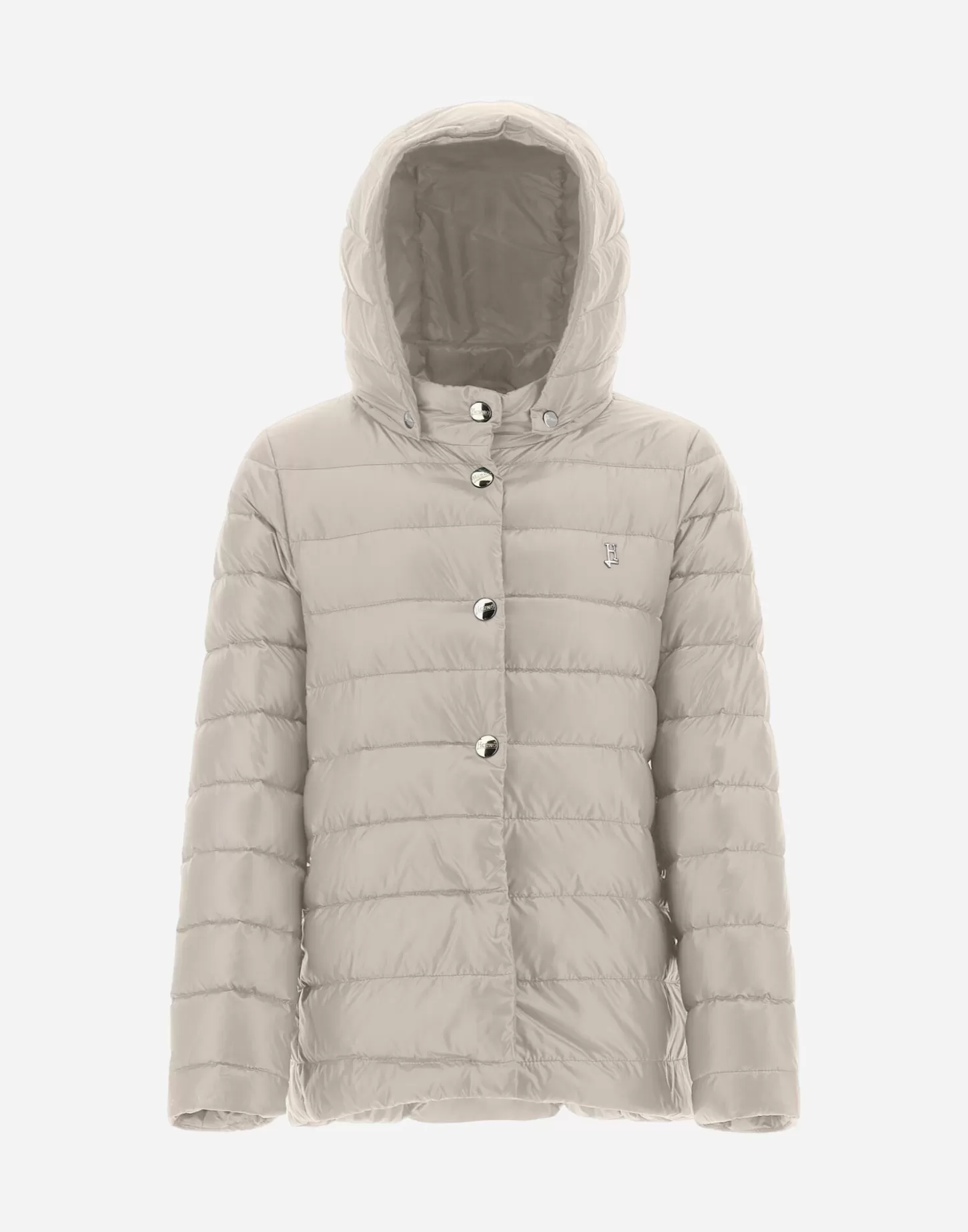 Kleidung-Herno Jacke In A-Form Aus Nylon Ultralight Chantilly