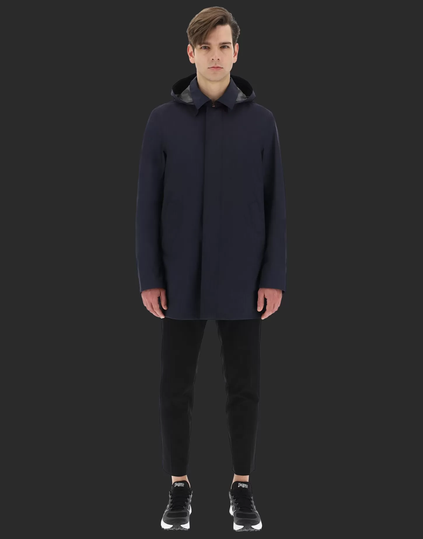 Mäntel & Trenchcoats-Herno KurzMäntel Aus Gore-Tex 2Layer Laminar Blau