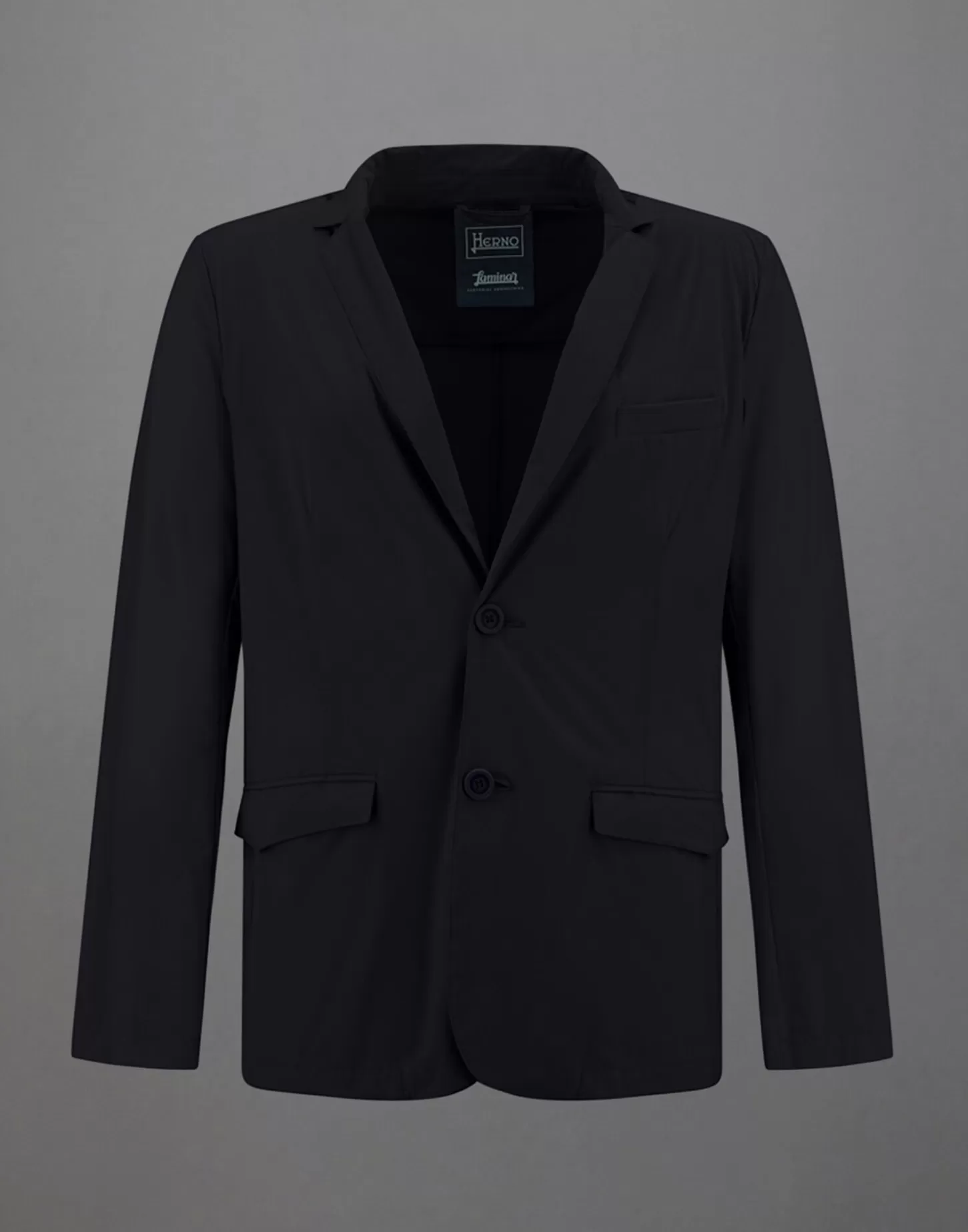 Blazers-Herno Laminar Blazer Aus Light Matt Schwarz