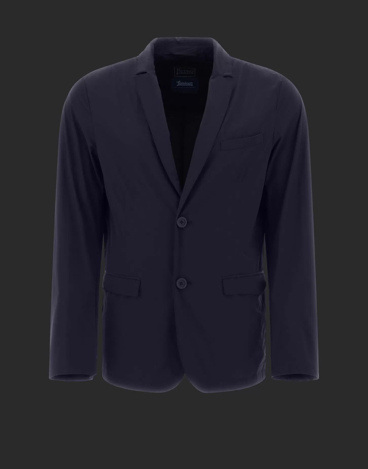 Blazers-Herno Laminar Blazer Aus Light Matt Marineblau