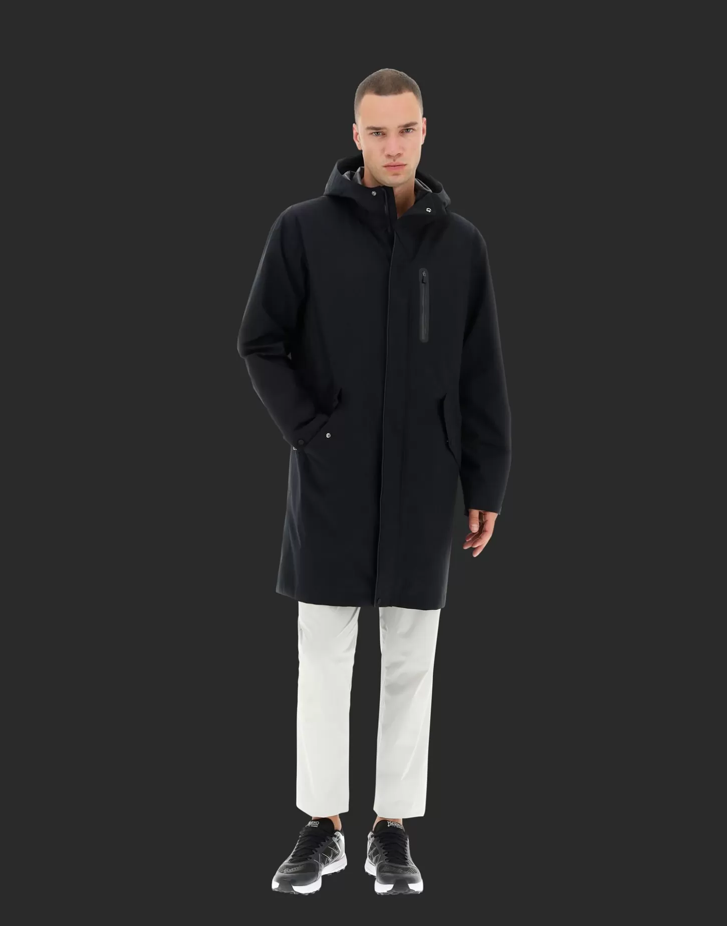 Parka & Jacken-Herno Laminar Parka Aus Gore-Tex Paclite® Shell Schwarz