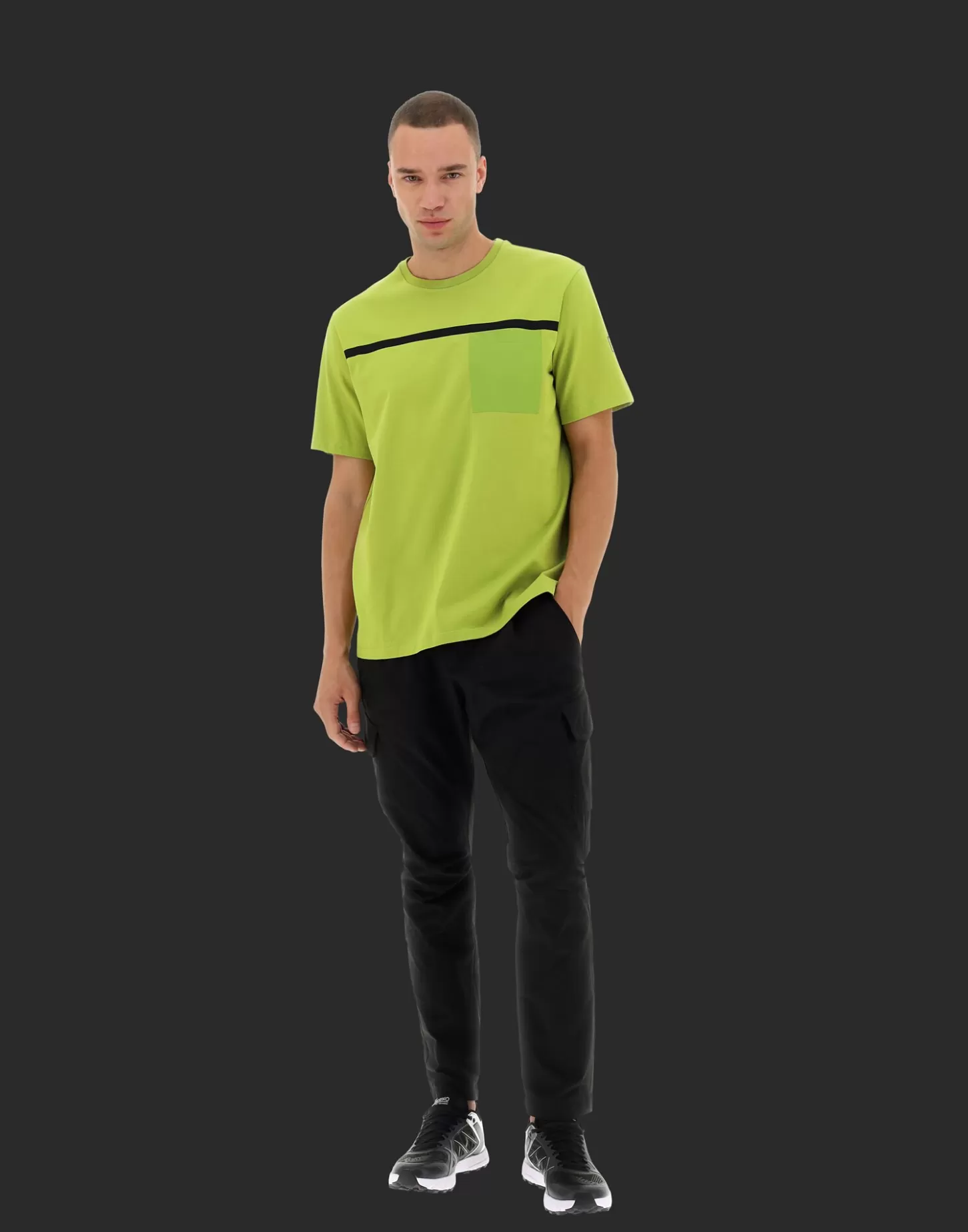 T-Shirt & Polo-Shirts-Herno Laminar T-Shirt Aus Sports Heavy Jersey Oasis-Grun