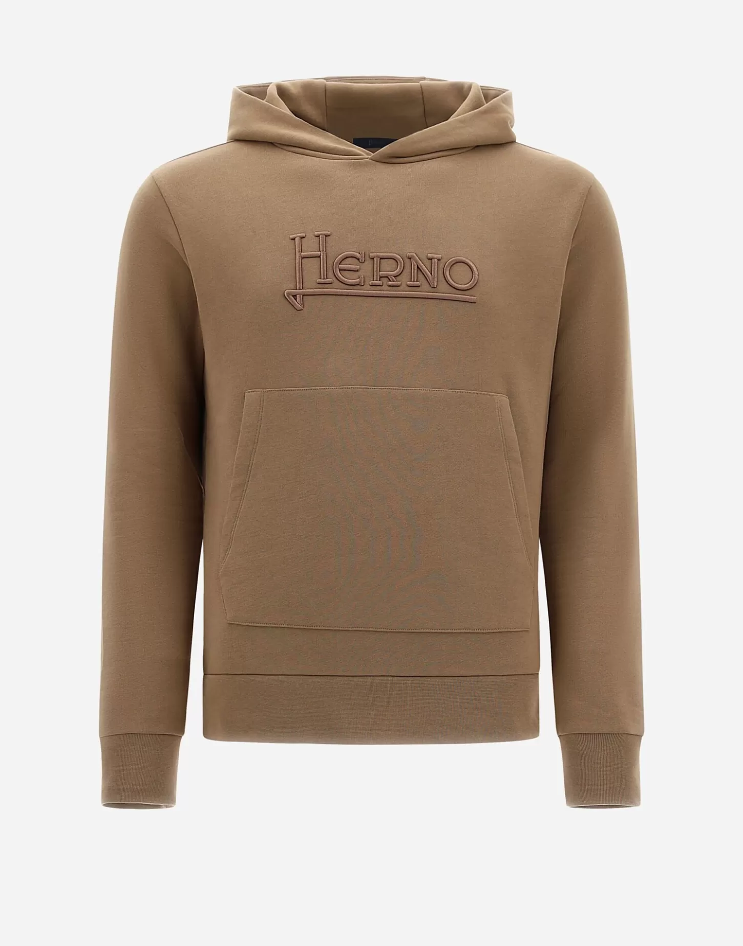 Sweatshirts & Strickjacken-Herno Online Exclusive Unisex Leichtes Jersey-Sweatshirt Aus Baumwolle Camel