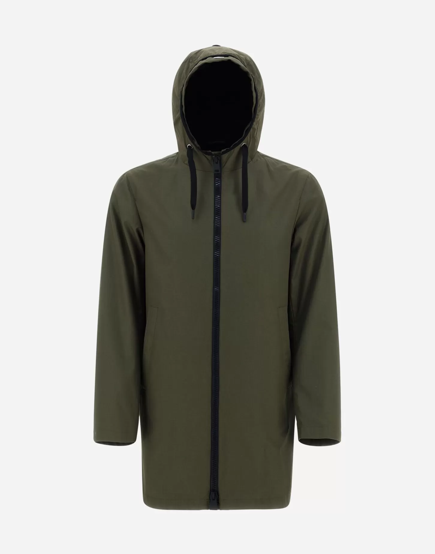 Parka & Jacken-Herno Parka Aus Delon & Ultralight Crease Military