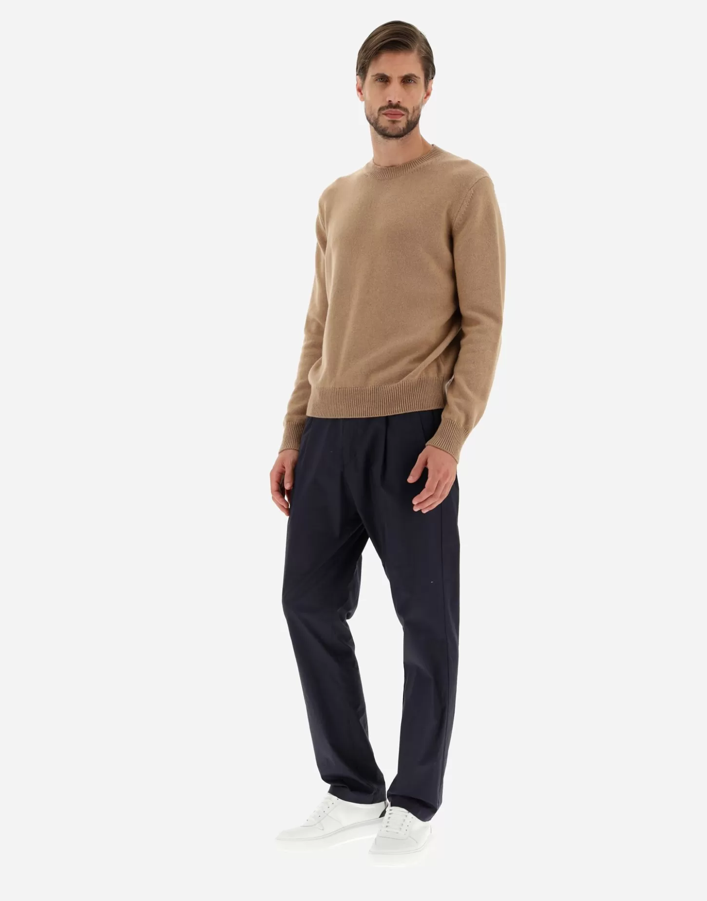 Sweatshirts & Strickjacken-Herno Pullover Aus Eternity Cashmere Camel