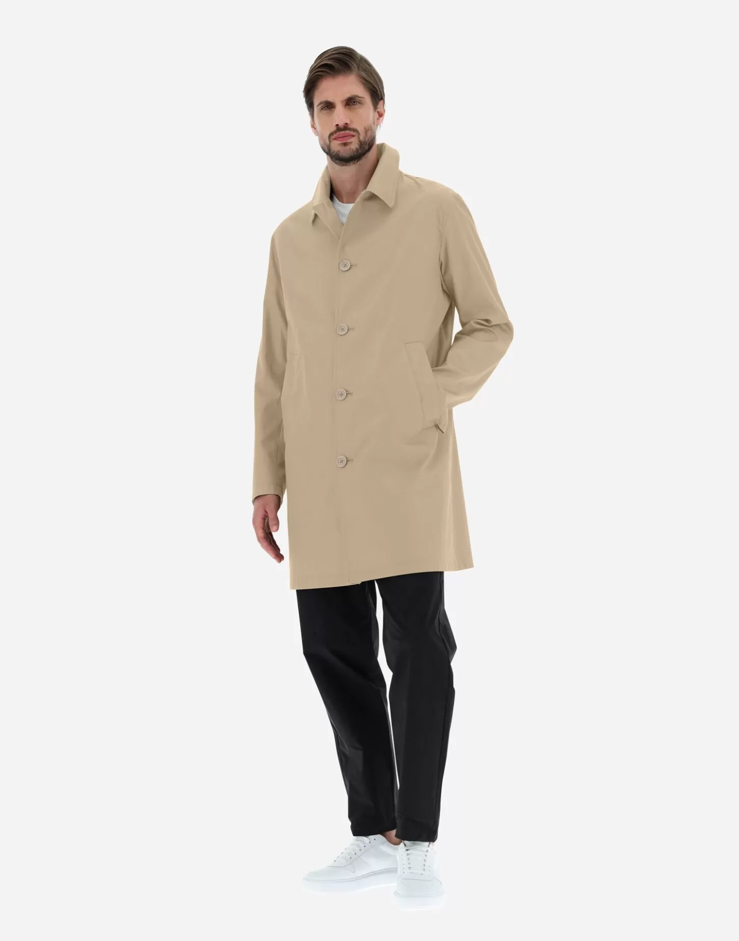 Regenmäntel-Herno Regenmäntel Aus Delon & Monogram Sand