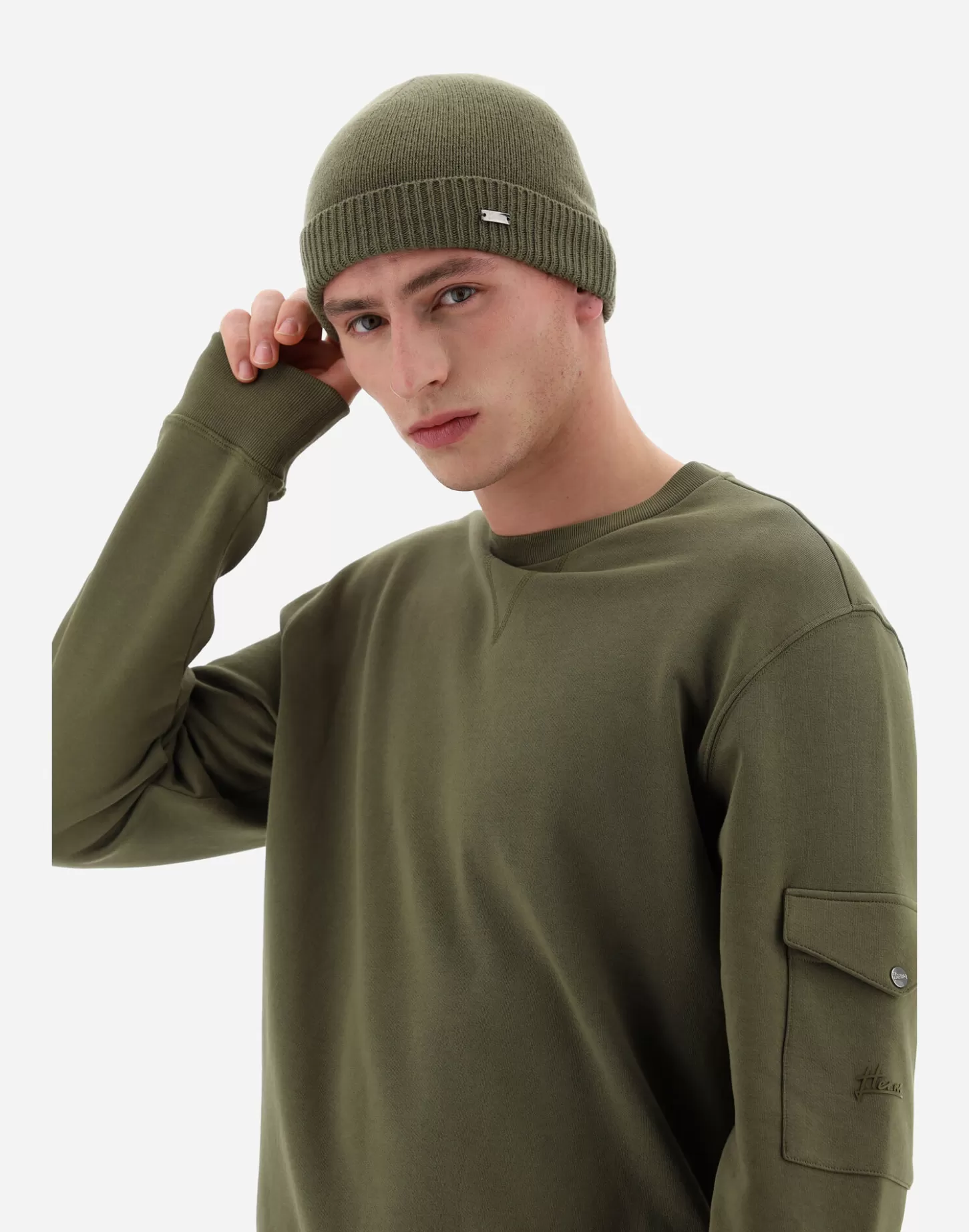 Hüte-Herno Resort Beanie-Mutze Aus Infinity Military