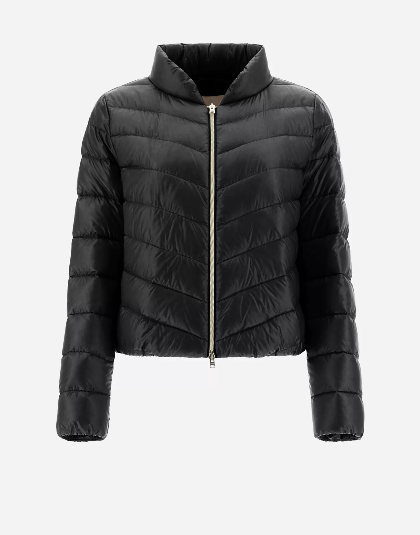 Bomber-Herno Resort Bomberjacke Aus Nylon Ultralight Schwarz