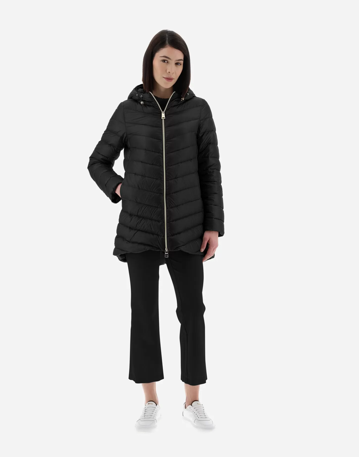 A-Shape-Herno Resort Bomberjacke Aus Nylon Ultralight Schwarz