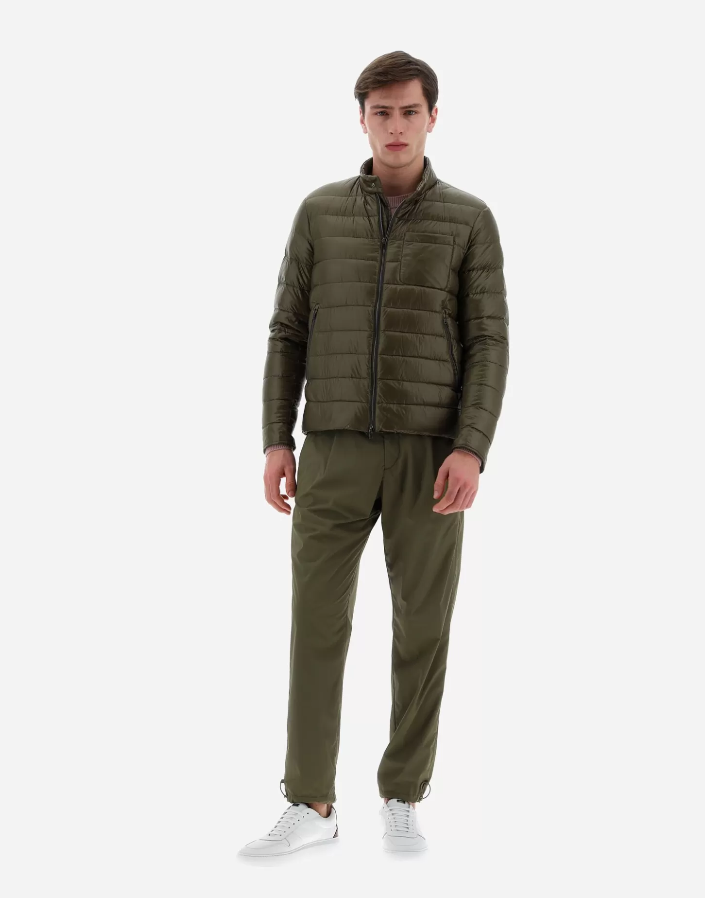 Hemden-Herno Resort Bomberjacke Aus Nylon Ultralight Military