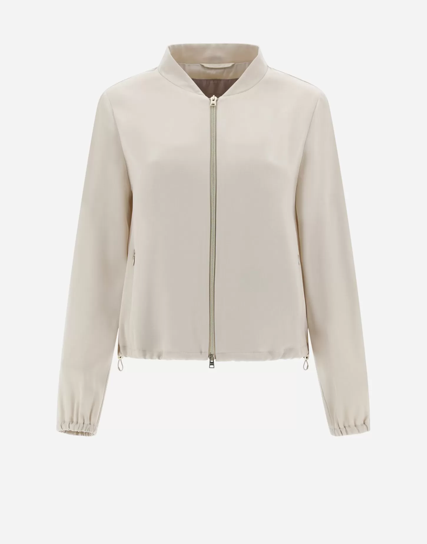 Bomber-Herno Resort Bomberjacke Aus Satin Effect Chantilly