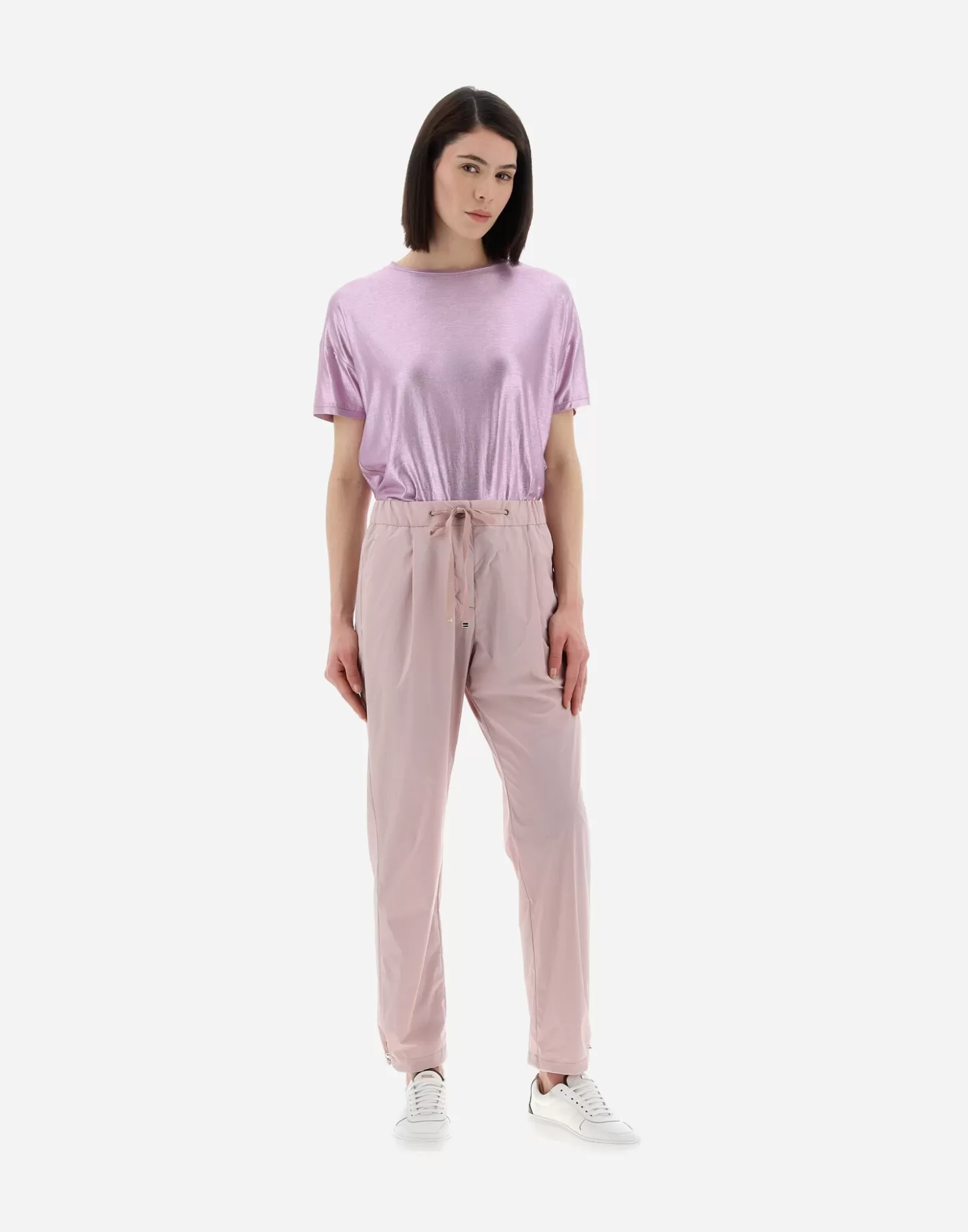 Hose-Herno Resort Hose Aus Light Nylon Stretch Violett