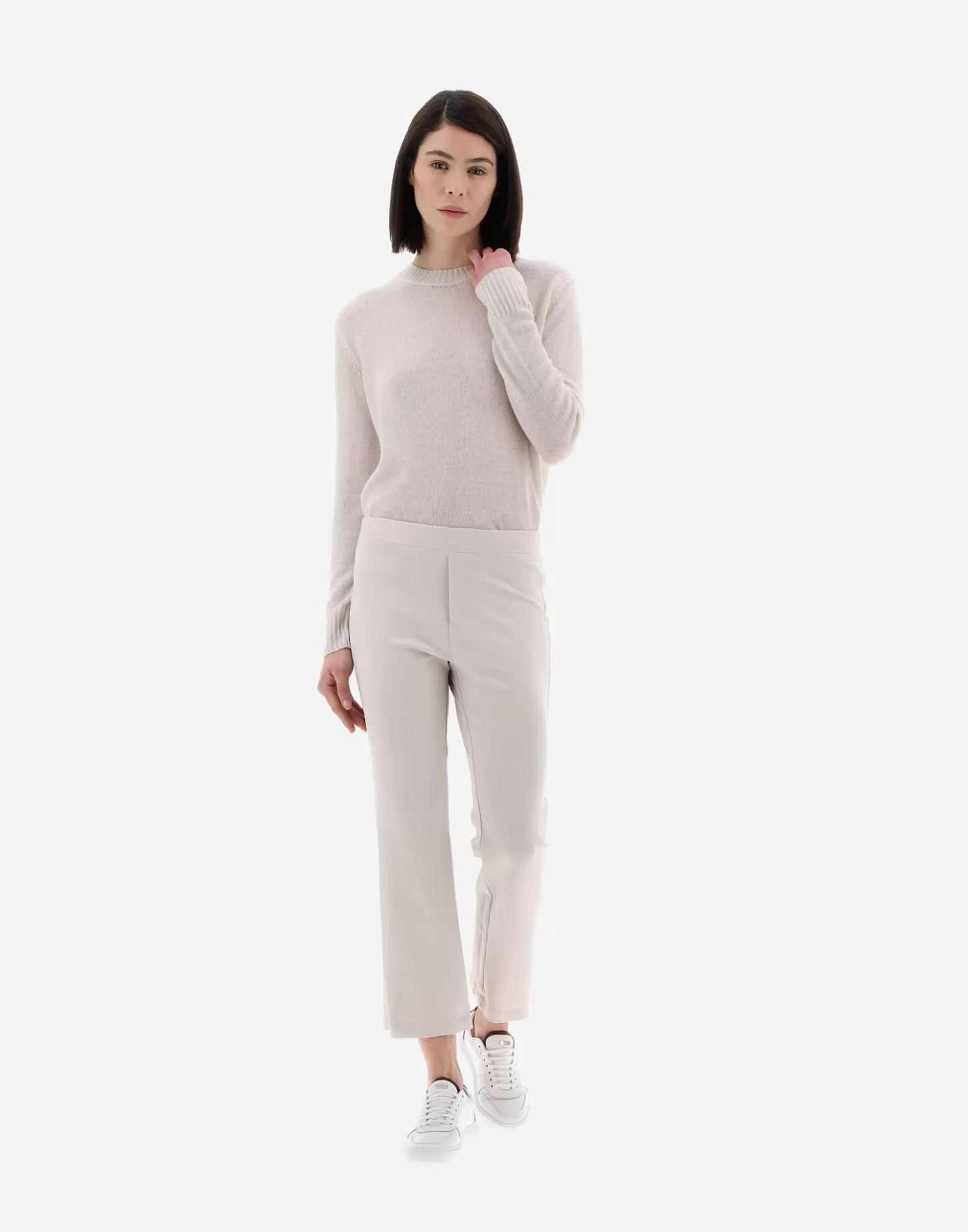 Hose-Herno Resort Hose Aus Milan Knit Chantilly