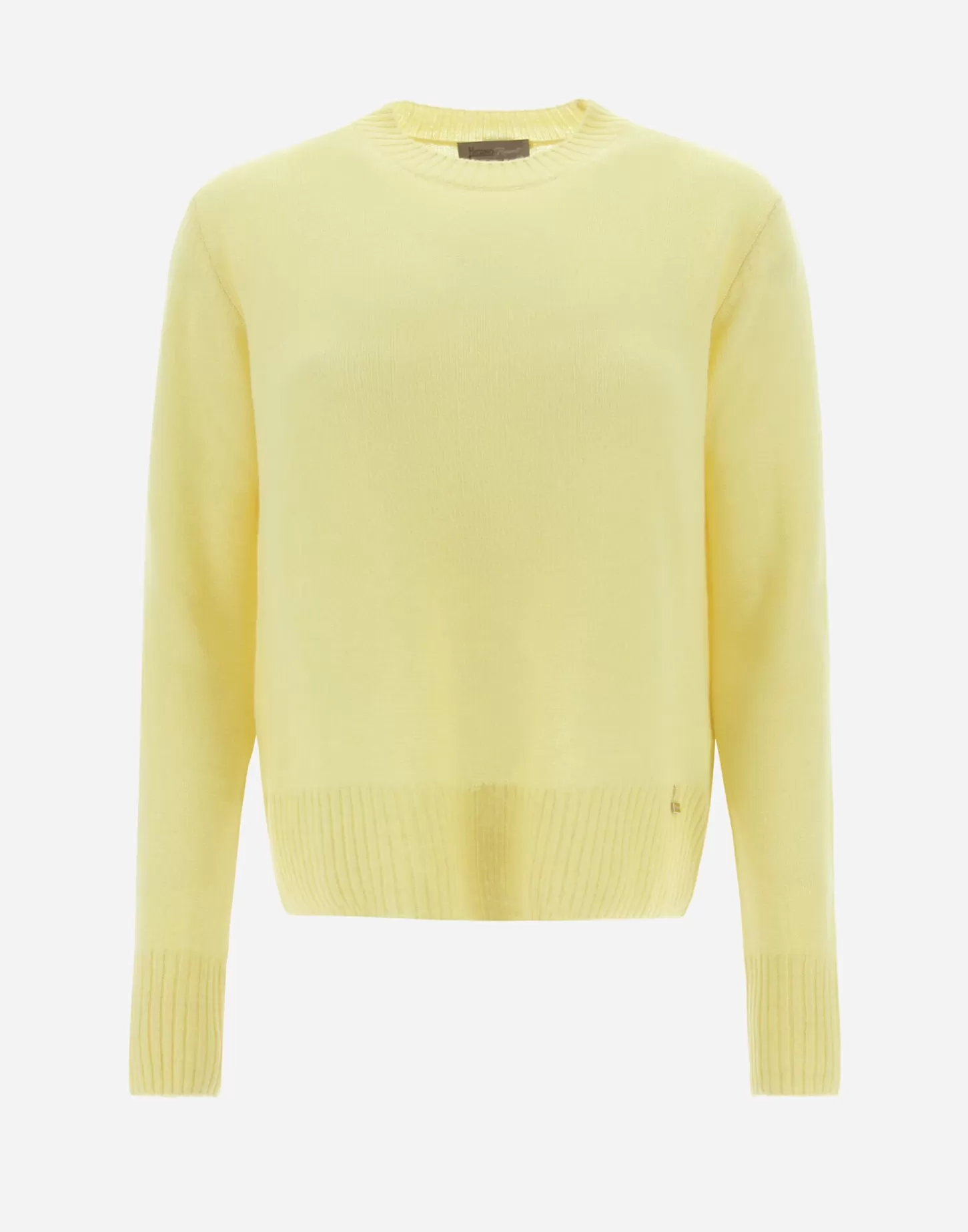 Pullover & Strickjacken-Herno Resort Pullover Aus Cloud Cashmere Kanariengelb