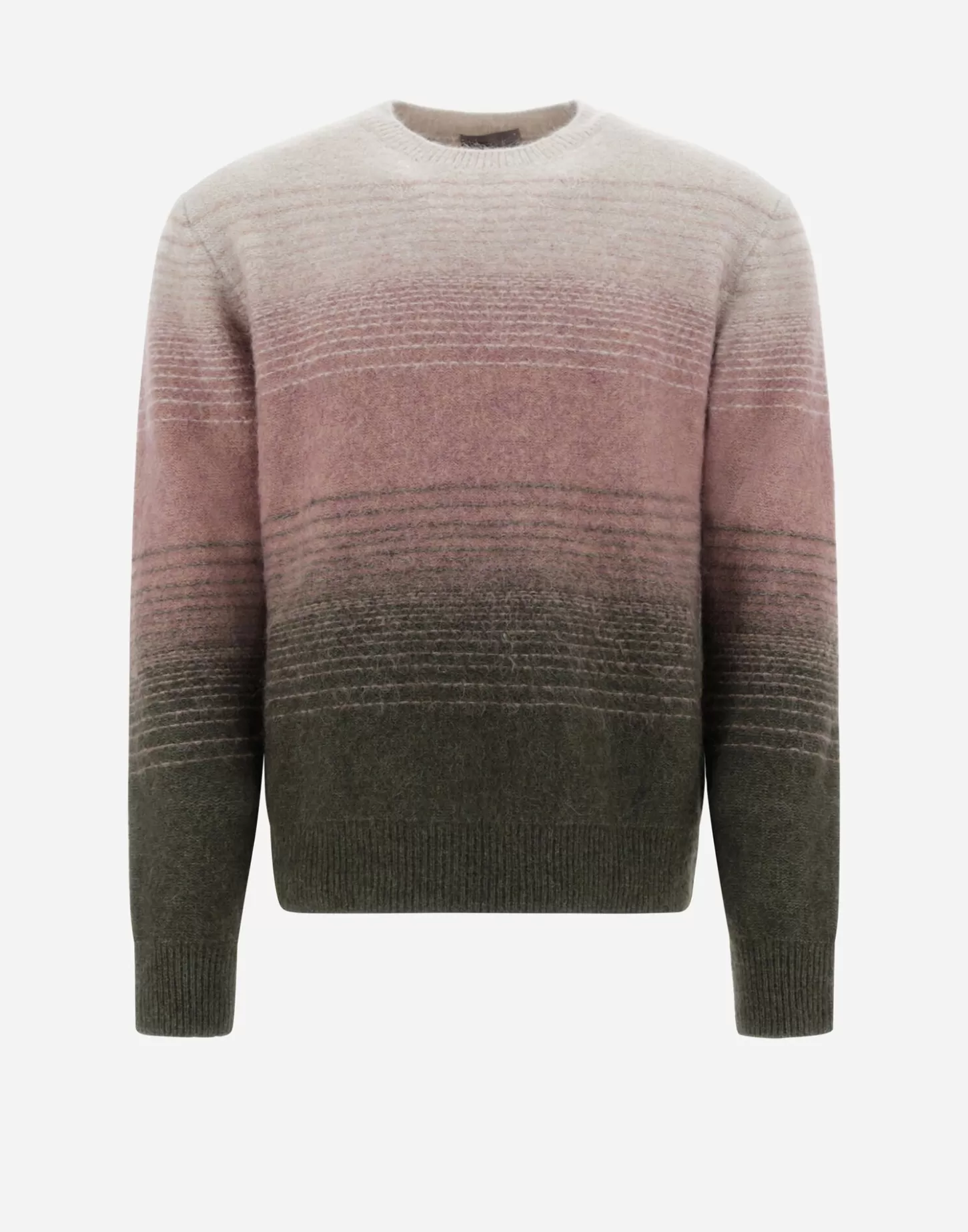 Sweatshirts & Strickjacken-Herno Resort Pullover Aus Faded Blend Military