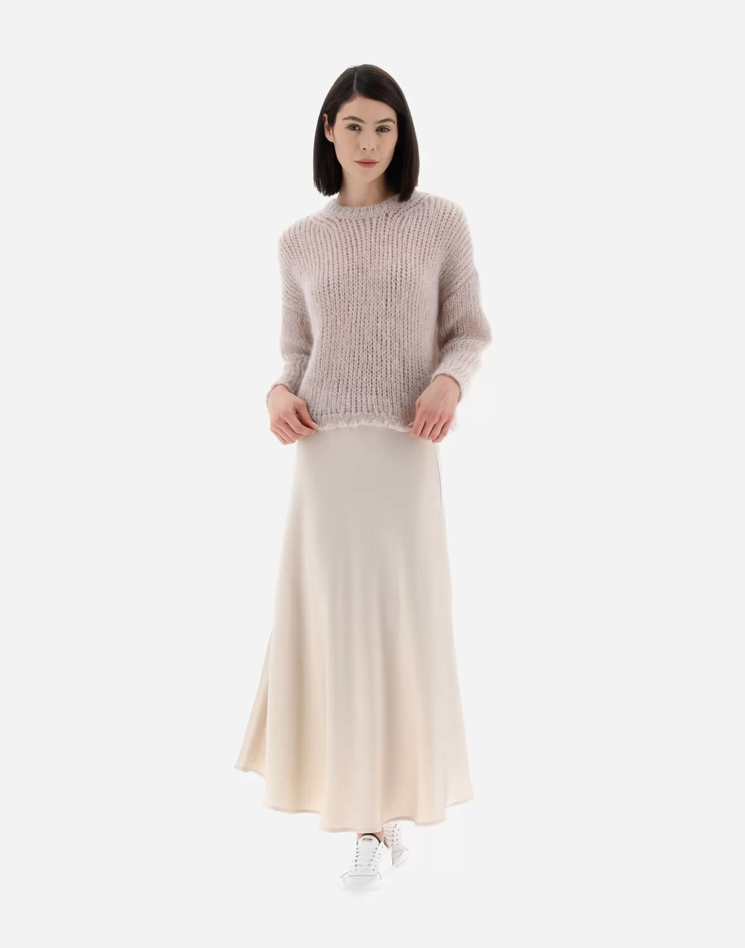 Pullover & Strickjacken-Herno Resort Pullover Aus Overt Knit Chantilly