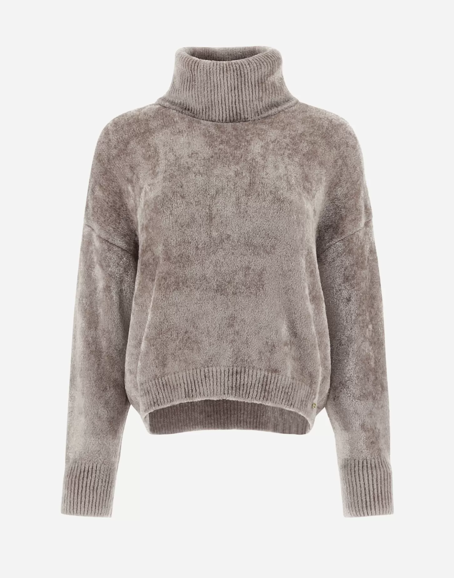 Pullover & Strickjacken-Herno Resort Rollkragenpullover Aus Chenille Knit Chantilly