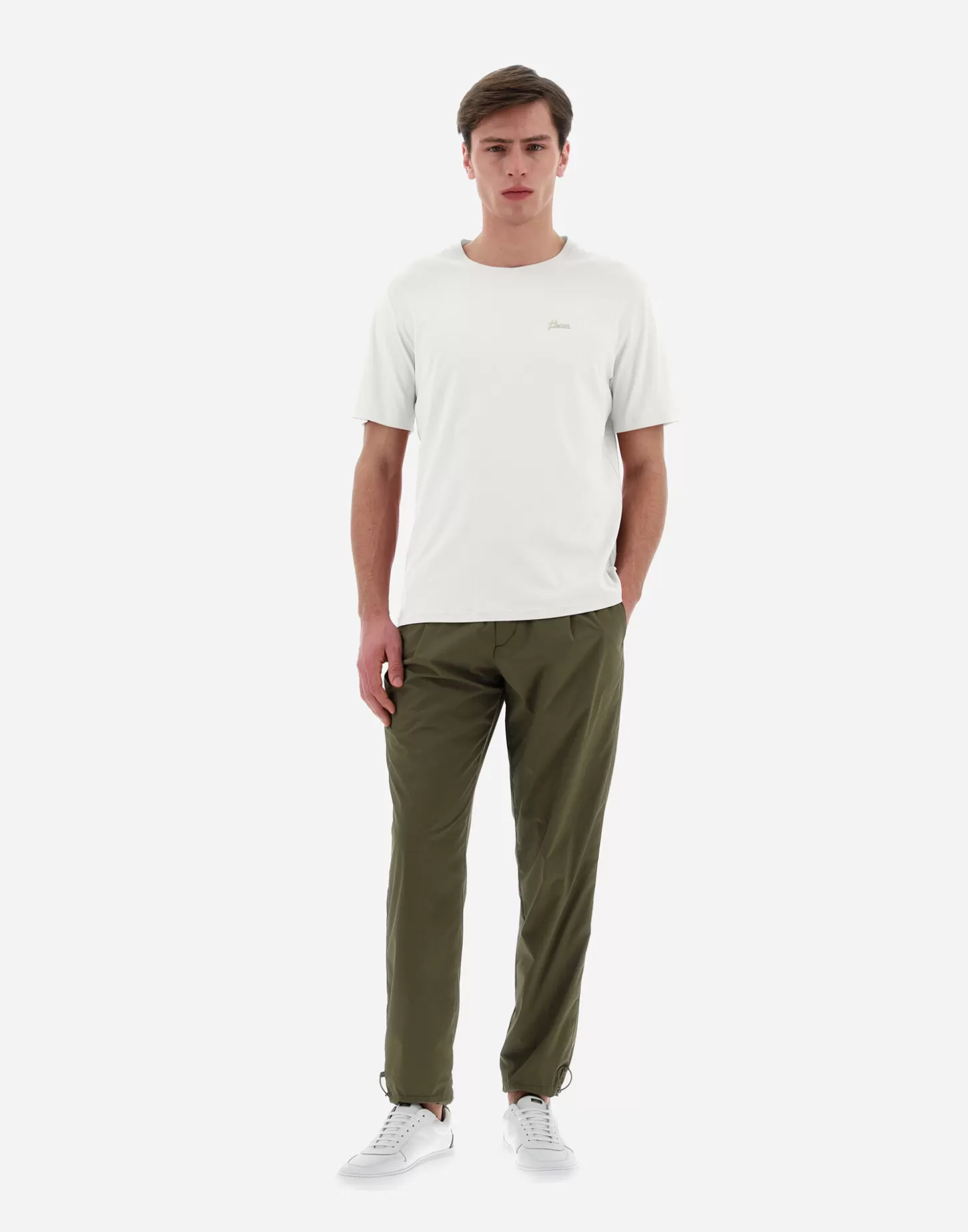 T-Shirt & Polo-Shirts-Herno Resort T-Shirt Aus Basic Cotton Chantilly